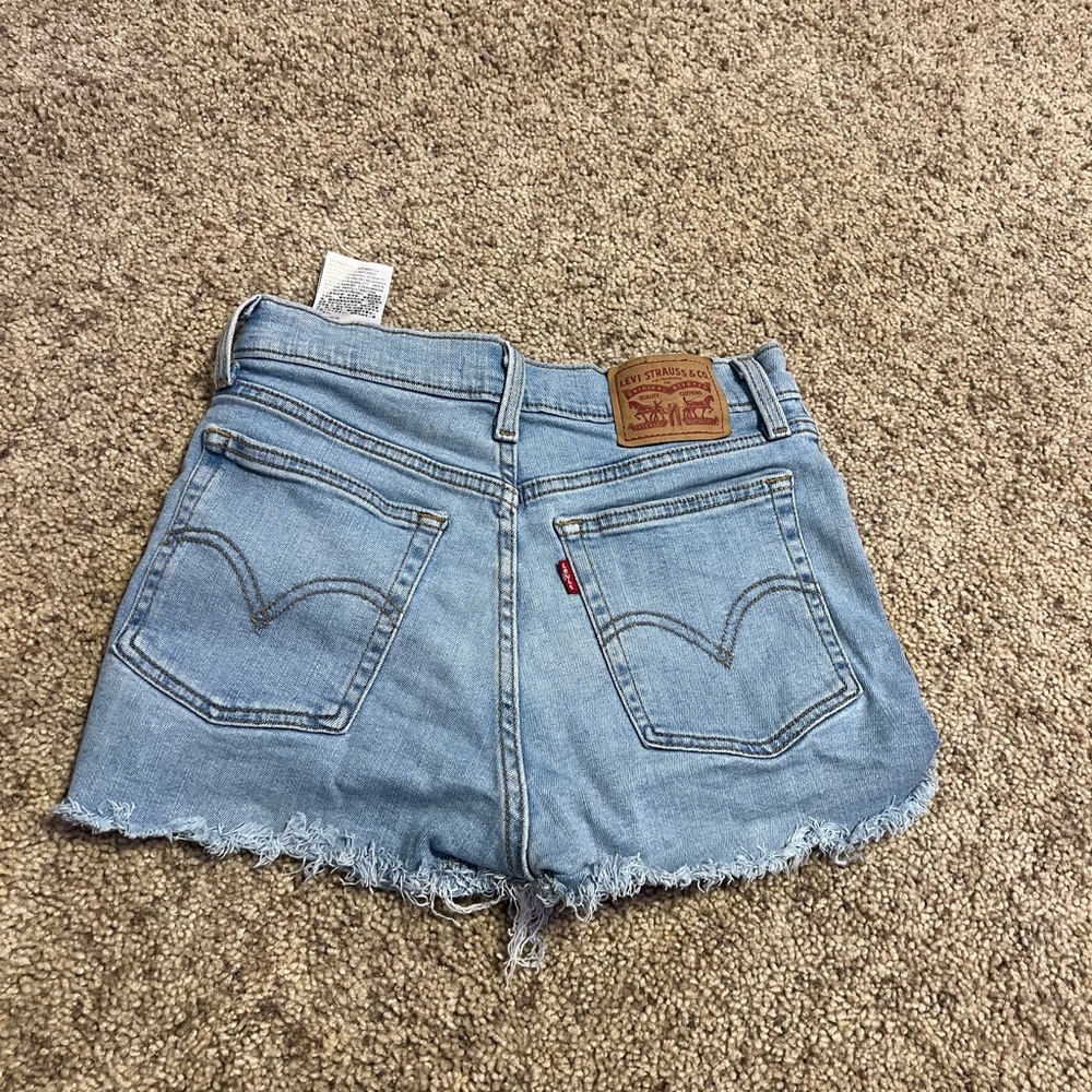 Levi's Light Blue Jean Shorts